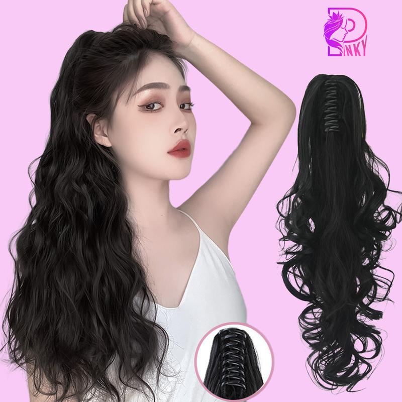 Tóc giả ngoặm xoăn 55cm kẹp lớn. tóc đuôi ngựa xoăn cao cấp hàng loại dày