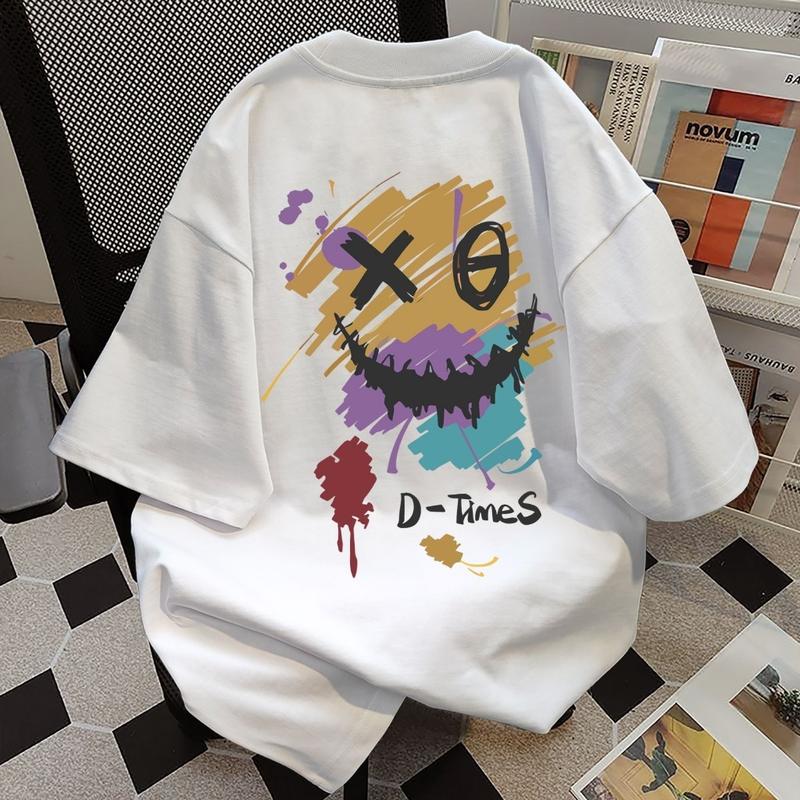 NASA IDOL Baju Kaos Oversize couple pasangan gaya grafiti Distro Keren Premium Lengan Pendek T-shirt atasan kekinian C240 Wanita Katun Dewasa 1