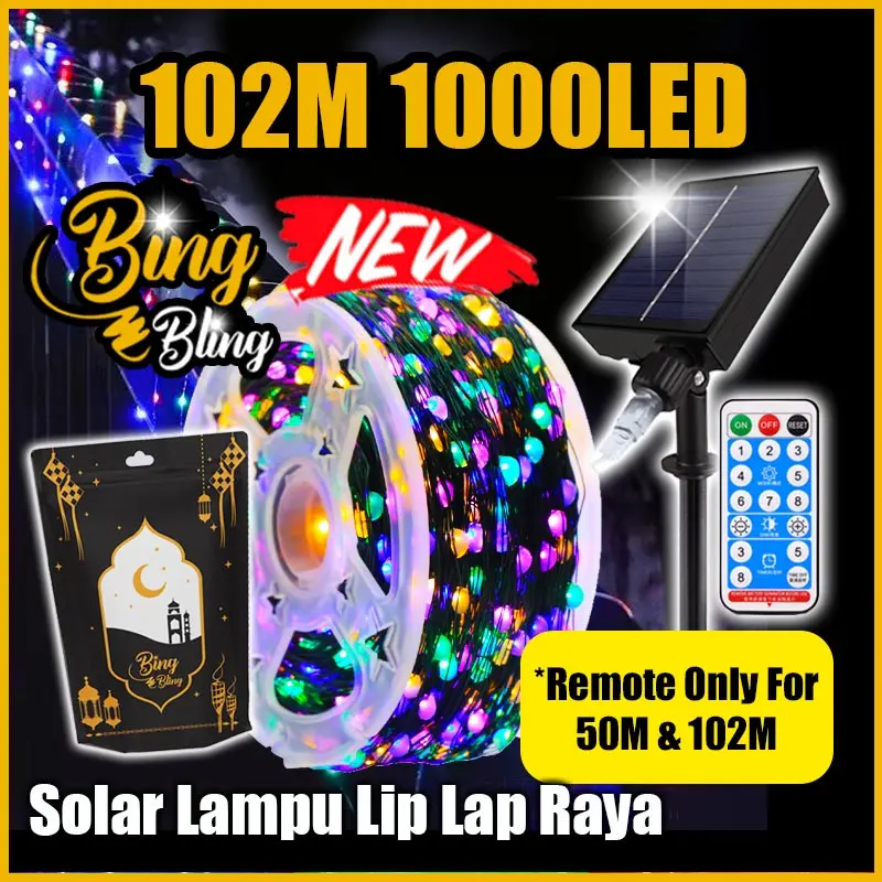 【Bing Bling】2026 Viral Lampu Raya 8Modes【102| 55 | 44 | 33 | 22 | 12M ...