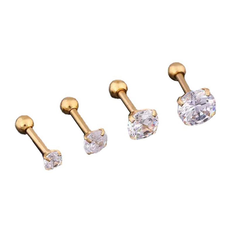 Product Introduction of Anting-anting Stud Mudah, Fesyen Baru Tunggal, Uniseks, Sesuai untuk Lobus Standard, Jika Anda Memerlukan Sepasang, Sila Beli Dua 5