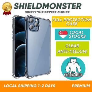 Shieldmonster iPhone 13 Mini/12 Mini/11 Pro Max/11 Pro/Xs Max/8/7/6 Plus Case Cover Transparent TPU Casing Clear