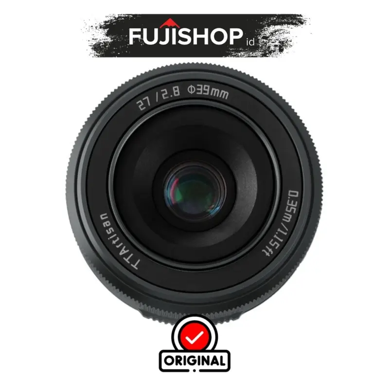 TTartisan 27mm f/2.8 for Fujifilm X dengan Auto Focus Garansi Resmi 1