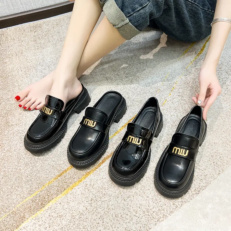 Giày Sục Đốc Khóa Ngang  Da Bóng Đế  Nâng Chiều Cao Sang Chảnh siêu bền êm ái 5