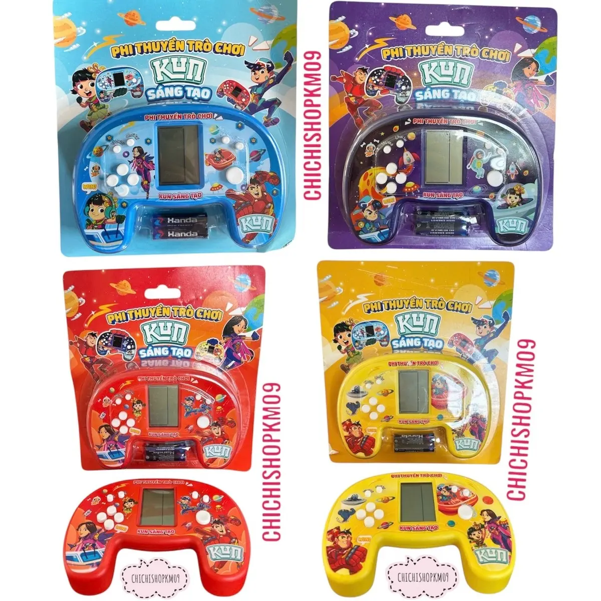 Đồ chơi phi thuyền trò chơi kun sáng tạo máy chơi game cầm tay