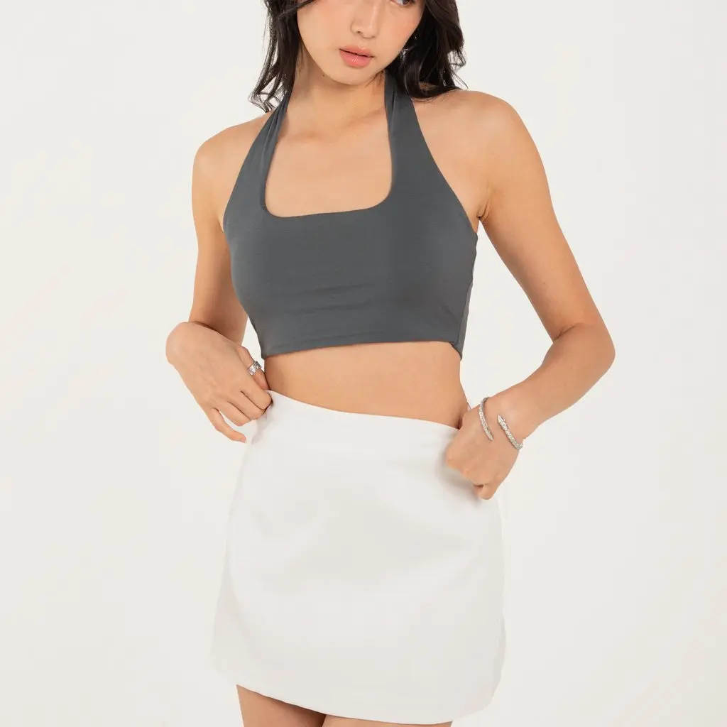 HILTON PADDED TOP (DARK GREY)