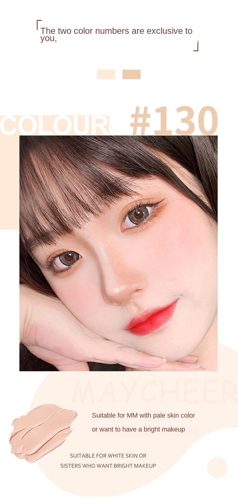 Product Introduction of MAYCHEER Concealer Freckle Cover Foundation Cream Dark Circles Acne Marks Cover Spot Waterproof Facial Acne Makeup Cosmetic 6