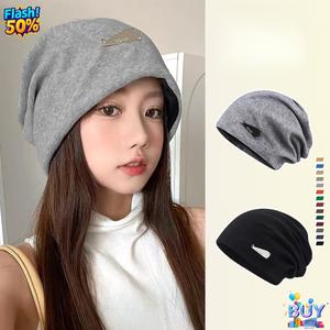 หมวกทรงหลวม สไตล์อินเทรนด์ ฤดูใบไม้ร่วง ฤดูหนาว ทรงใหญ่ สำหรับผู้หญิง อเนกประสงค์ หน้าเปล่า กระชับสัดส่วน สไตล์ขี้เกียจ ห่อหัวอุ่น หมวกเย็น ราคาไม่แพง หรูหรา แฟชั่น เหมาะสำหรับผู้ชาย ดีไซน์สวย พร้อมสต็อกในปี 2025