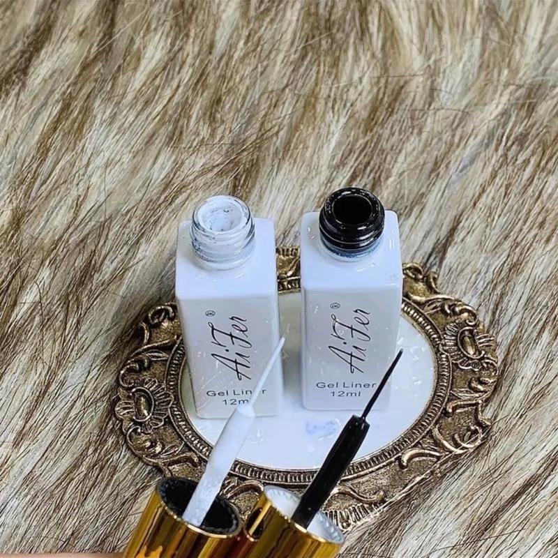 Gel cọ nét Aifer - gel Vẽ đen - trắng [ Nail shop hạ tú anh ] Sơn Gel