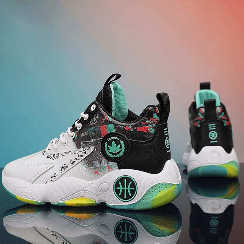 Product Introduction of New basketball sneakers, casual shoes, running shoes, men's basketball shoes, non-slip and wear-resistant sports shoes 12