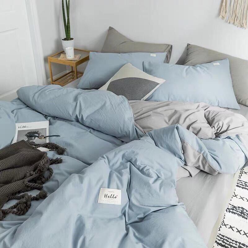 Tici Bộ Chăn Ga Cotton Cao Cấp Phong Cách Hàn Quốc 2026 Chất Liệu 100% Cotton Mềm Mại Thấm Hút Mồ Hôi Kích Thước Đa Dạng Màu Sắc Đẹp Mắt ( set chưa kèm ruột )