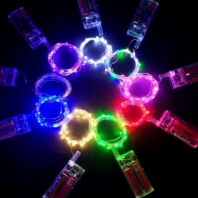 Dây Đèn Led 3M Dùng Pin AA Trang Trí Phòng Ngủ Dây Led Fairylight , Đom Đóm Nhấp Nháy