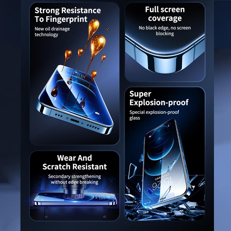 Product Introduction of Anti Spy Privacy Protection Tempered Glass Screen Protector Film For iPhone 15 14 13 12 11 Pro Max 15 14 Plus 13 12 Mini 7 8Plus Full Cover With Lazy Film Artifact Protective Smartphone 46