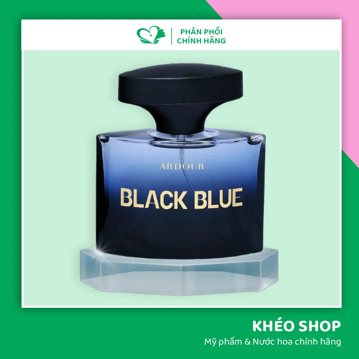 Nước Hoa Nam Cao Cấp BLACK BLUE ARDOUR Lưu Hương Thơm Lâu - 50ml