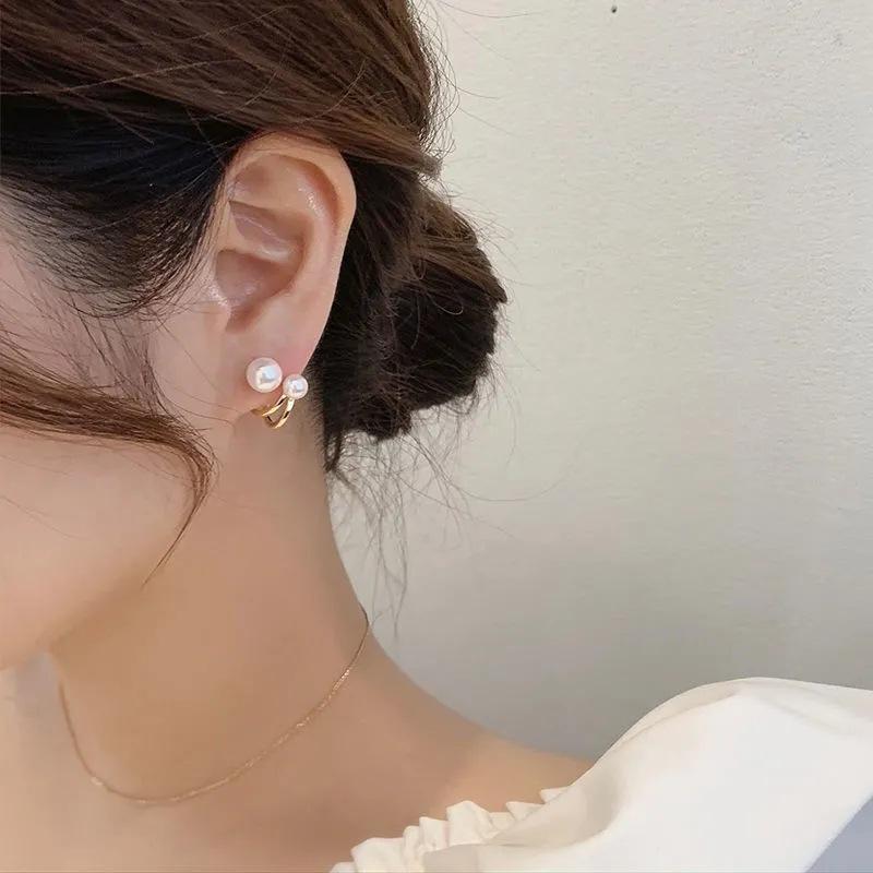 Hoa Tai Phong Cách Hàn Quốc, Thiết Kế Ngọt Ngào Thời Trang, Kẹp Tóc Đơn Giản, Trang Sức Tai, Dành Cho Nữ khuyên  tai khuyên  tai Women 1