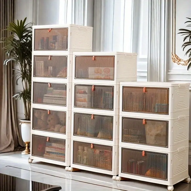 1 multifunctional household storage cabinet, 2/3/5 floors, convenient for organizing clothes, kitchen supplies, living room clutter, and shoes, making it a practical gift.
