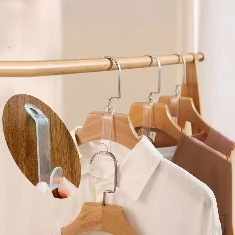Multifunctional hanger hook wardrobe space saving storage artifact stackable multi-layer house clothes pants pendant