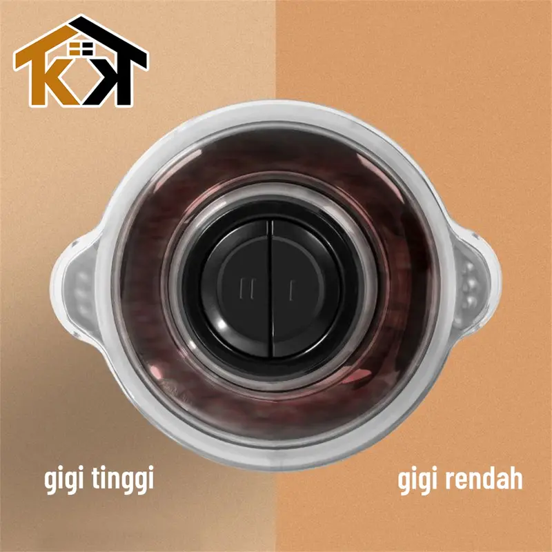 (KK) Wadah Pisau Blender Chopper 2L Mesin Penggiling Daging Stainless Steel 7