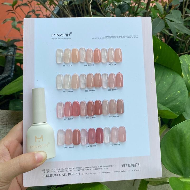 Sale xả kho Sơn thạch đục 12 màu tone hồng minayin tách lẻ độ bóng cao