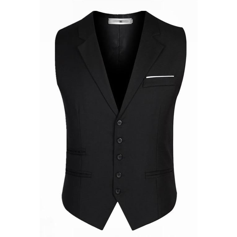 Áo gile, áo gile nam thời trang cao cấp thiết kế cổ vest độc lạ, sang chảnh và nam tính, dày dặn đứng phom - N32 1