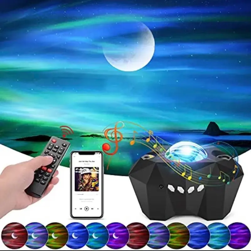 MYLIGHT.ID Lampu Proyektor Dream Aurora Galaksi Bulan / Moon Projection 0