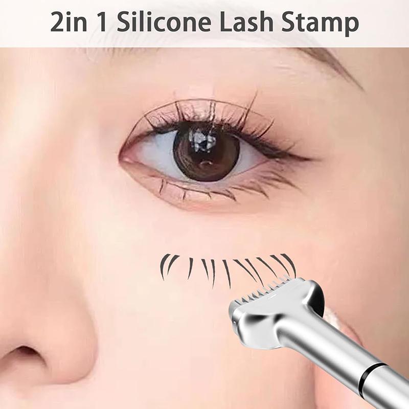 Product Introduction of Eyeliner Stamp Kit, 2 Counts/set Charming Eyeliner Pen & Eyeliner Stamp, Eye Makeup Tool, Professional Daily Makeup Accessories 6