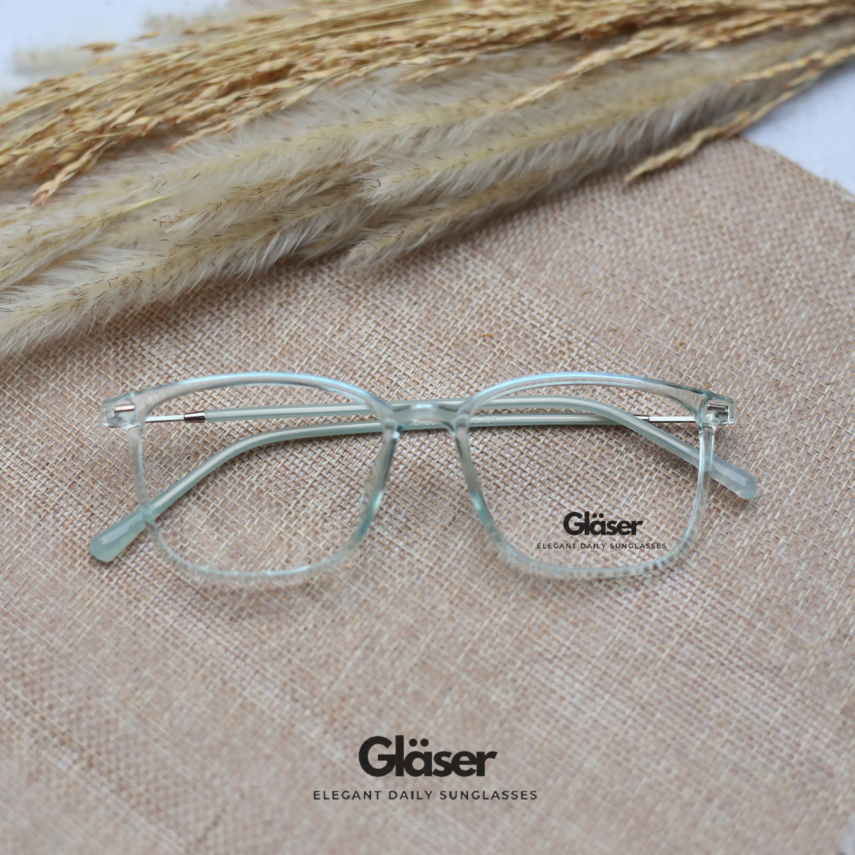 Frame Kacamata Fayda - Bisa Minus Plus Cylinder (Free Box+Lap) Biru Frame Perempuan Laki-laki Eyewear