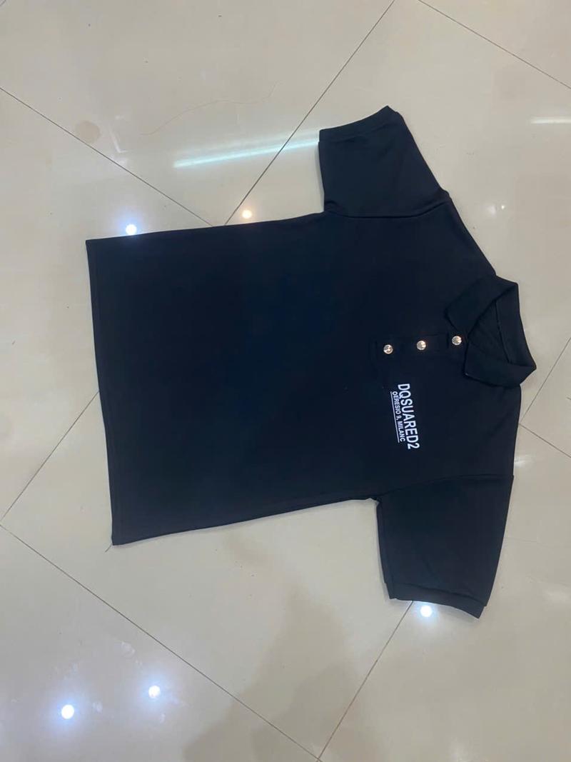 Product Introduction of Áo polo BO CỔ ĐEN ở ngực in DQS đầy đủ bốn size new. 7