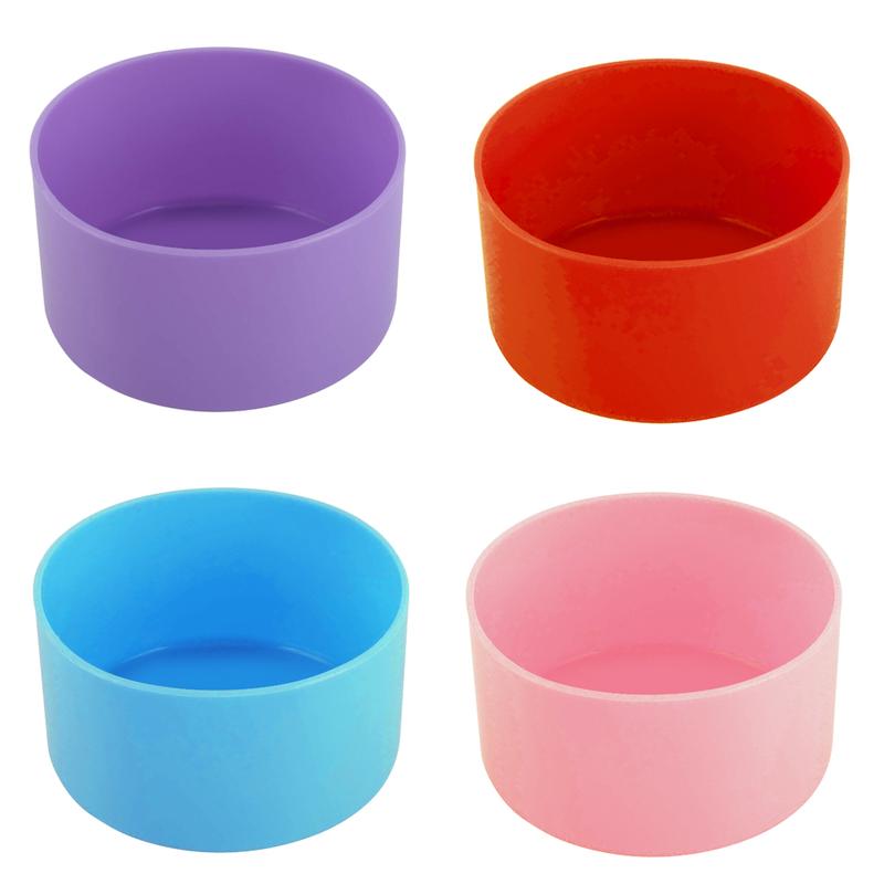 1PC Anti-Slip Bottle Silicone Boot Sleeve Bottom Sleeve Cover For 32&40oz Wide Mouth Water Bottle For Outdoor Camping Hiking #440454 4
