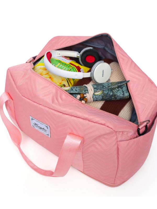 Unisex Weekend Travel Bag with Waterproof Shoe Compartment, Stylish Large Capacity Tote for Business Trips & Gym Essentials, Multi-functional Duffle Bag for Suitcases 4