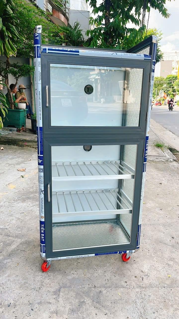 Product Introduction of Tphcm tủ chén nhỏ gọn màu xám xingfa đã lắp ráp 1
