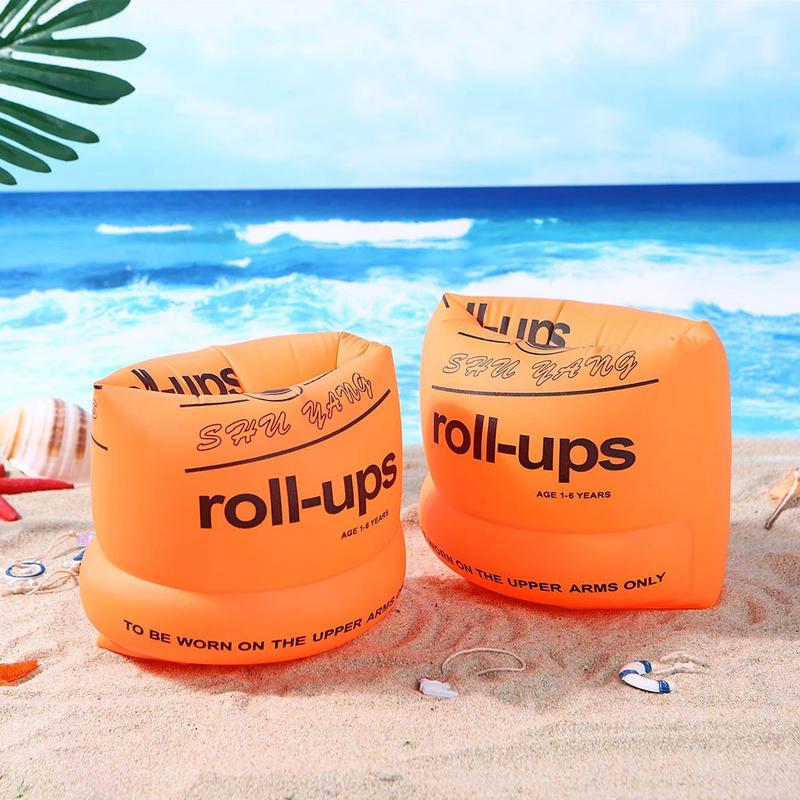 Product Introduction of 2PCS Adult Kids Swimming Inflatable Arm Rings Portable Floating Circle Sleeves Pool Buoy Armbands Swimming Pool Equipment 25