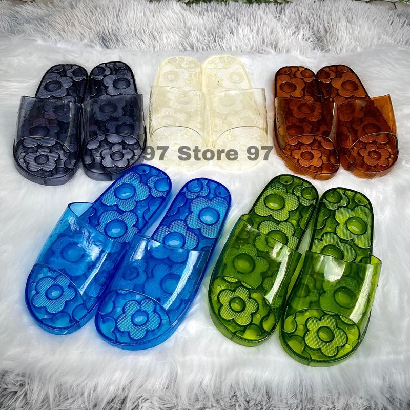 Dép đi trong nhà tắm, dép đi trong nhà chống trơn trượt cho người lớn, dép nhựa trong nhà vệ sinh có lỗ khô nhanh chóng