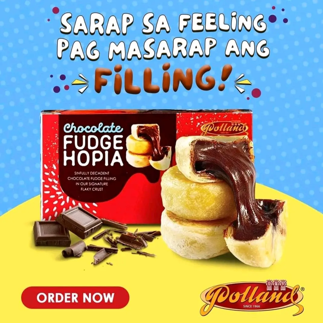 Hopia bread with Chocolate Fudge Choco Fudge with chocolate filling ...