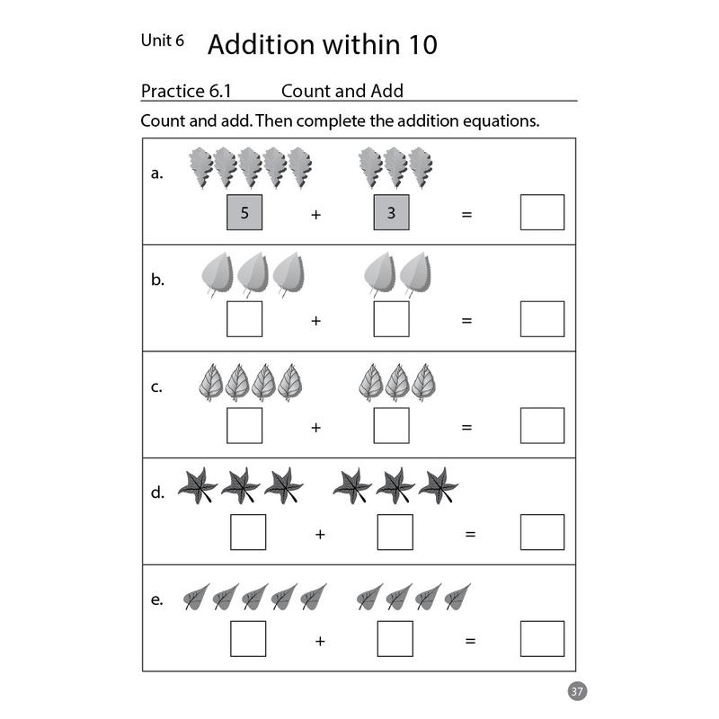 Product Introduction of High Quality Preprimary Preparatory Course Mathematics K2 Book A/Singapore Syllabus/Assessment Books 10