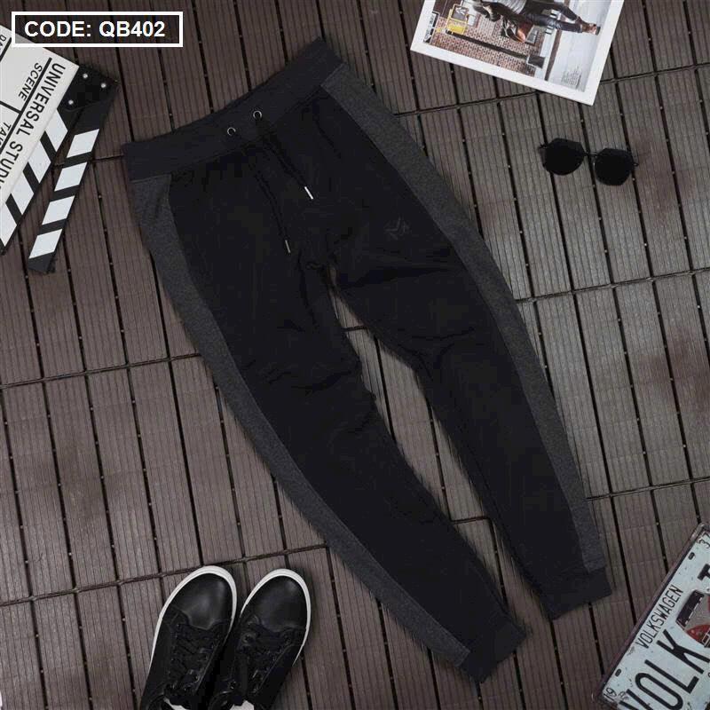 Quần thun dài nam vải nỉ ngoại cao cấp Menswear Pants Đen 1