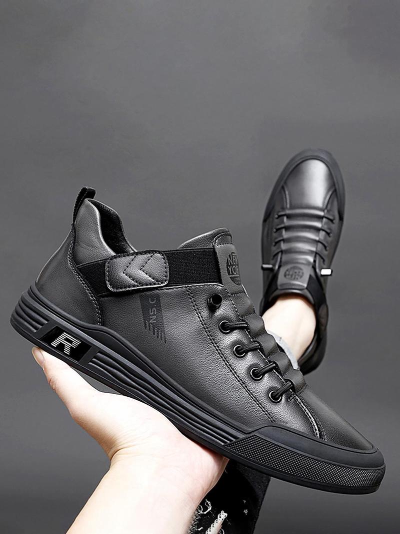 Product Introduction of Men's Fashionable Low Top Sneakers, Casual Comfortable Breathable Sports Shoes, Male All-match Round Toe Shoes for Daily Wear 8