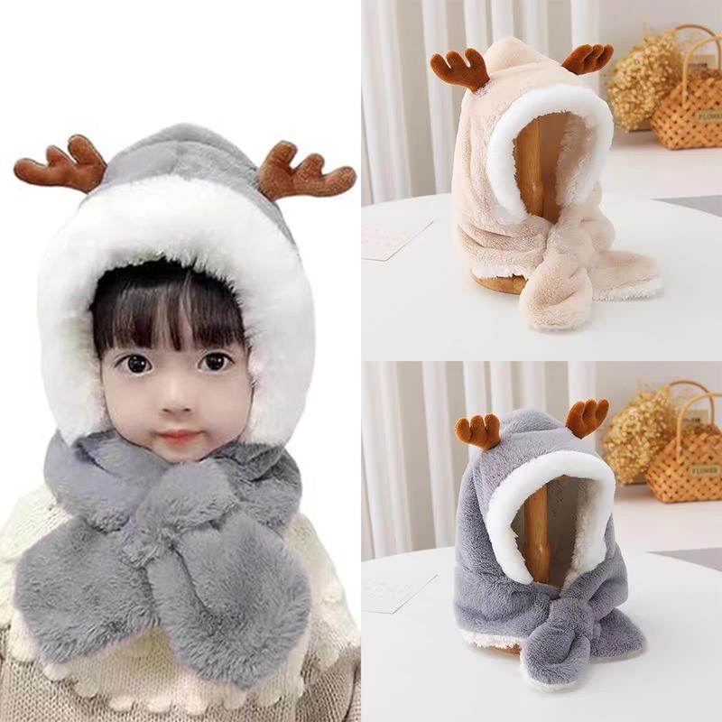 Product Introduction of Baby Winter Hat Scarf Earmuffs Beanie Fleece Lined Gloves, Winter Hat Gloves Set for Toddler Baby Children Girls Boys 0