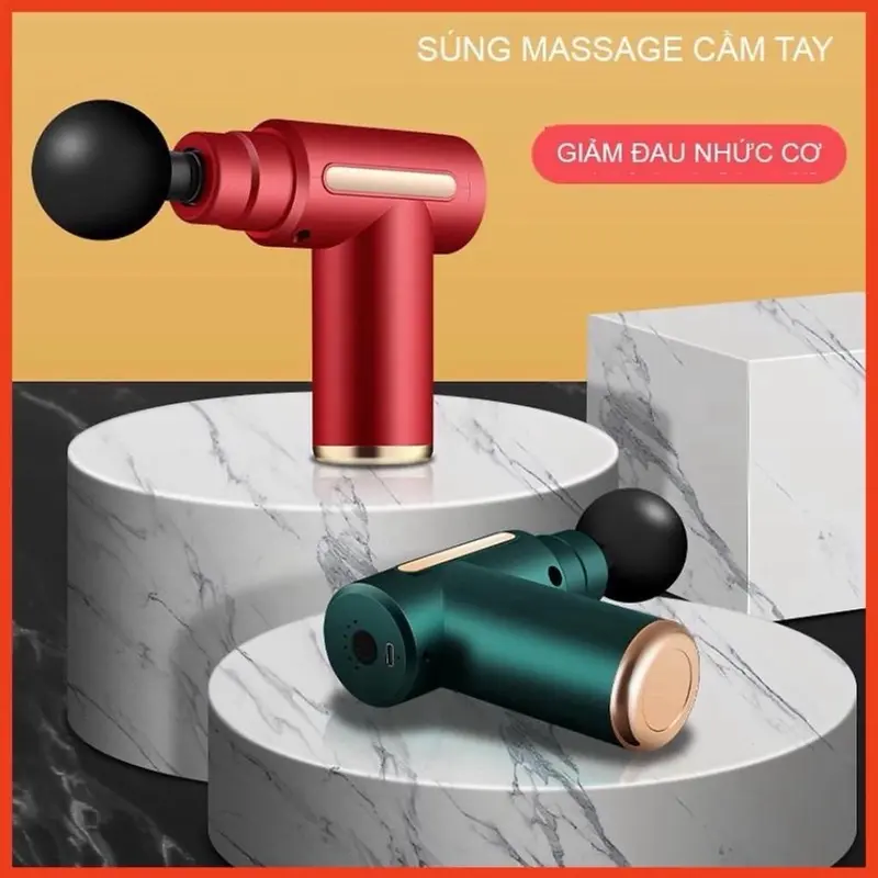 Máy massage cầm tay 4 đầu 6 chế độ 6