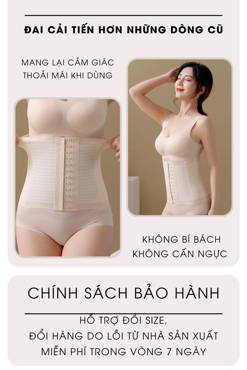 Product Introduction of Đai Bụng Cao Su, Callalady, Được Làm Bằng Chất Liệu Cao Su Đúc Nhẹ, Thoáng Khí, Có 8 Gọng Chống Cuộn, Thích Hợp Cho Phụ Nữ 8