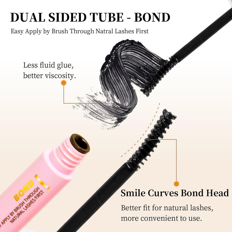 Double-ended False Eyelash Glue, 1 Count Quick Drying Self Grafting Eyelash Glue, Professional Makeup Accessories for Women,  Makeup Products 4