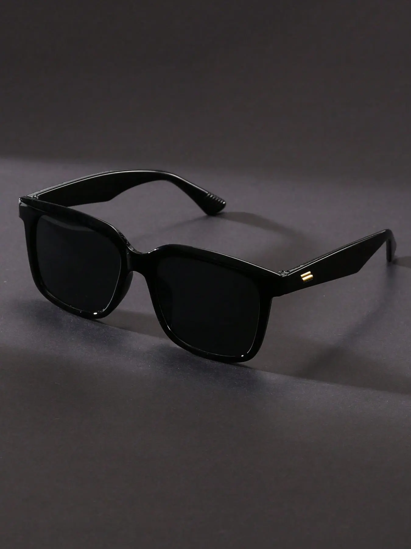 Unisex Simple Style Minimalist Sunglasses, Trendy Casual Square Frame Sunglasses for Everyday Use, Fashion Y2k Accessories for Outdoor Activities