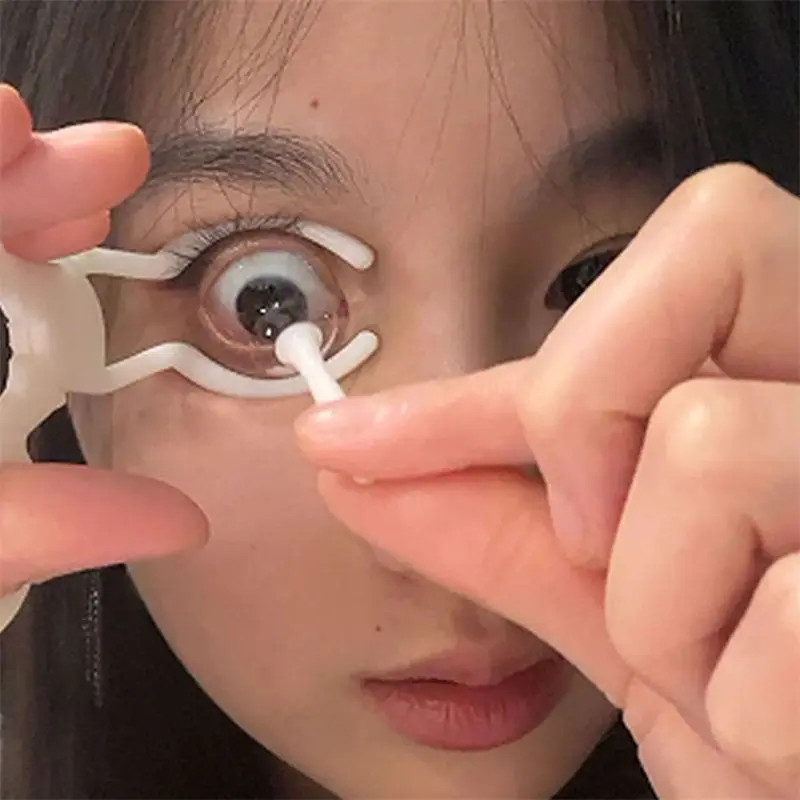 Alat Bantu Pakai Pasang Softlens Pemula Lensa Kontak Mudah Eye Tools Opener Wearing Contact Lens Soflen