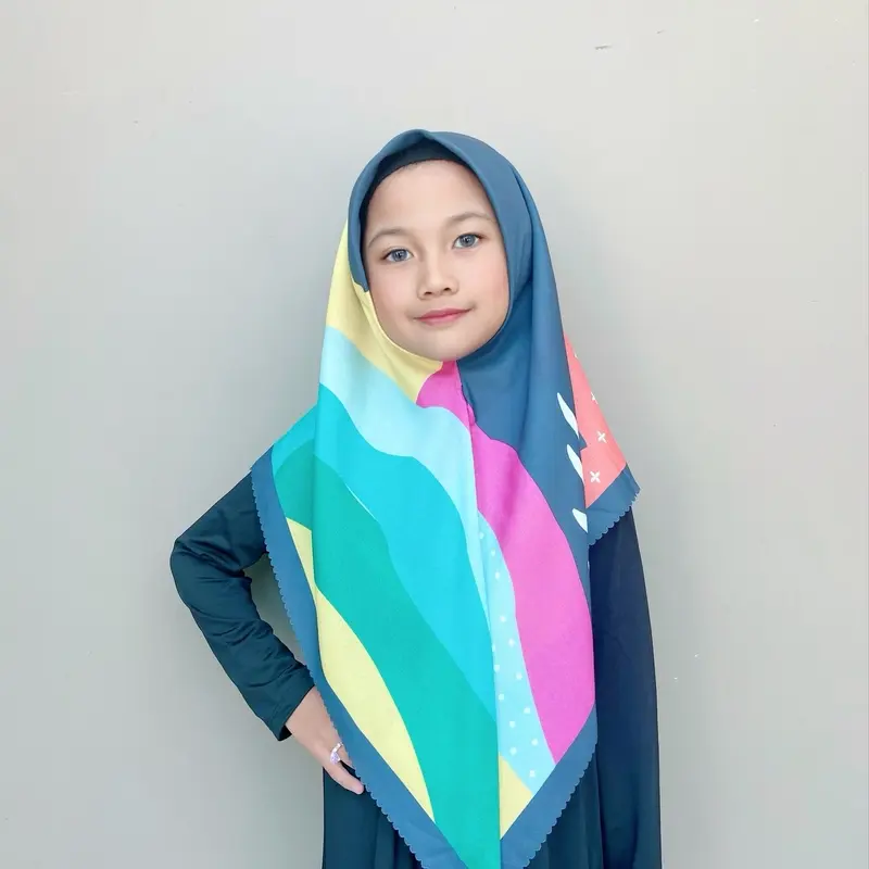 VOAL PRINTING INSTANT ALL MOTIF PART III / HIJAB INSTAN ANAK / KERUDUNG ANAK Muslim 7