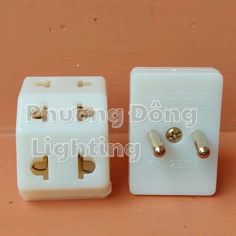 Phích cắm chia 3 ổ cắm - 3000W đầu nối 3 cửa P11 chịu tải 3000W 2