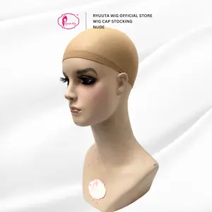 Ryuuta Wig Wigcap Stocking Hairnet Hair Net Wig Cap Cream Nude Ivory Black Brown