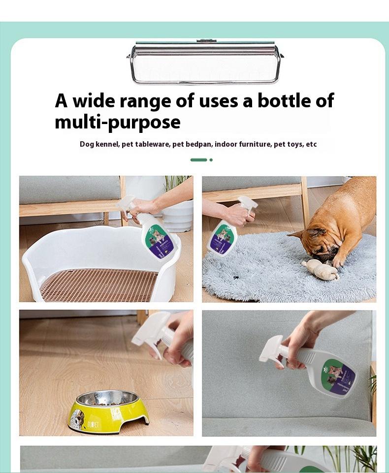 Product Introduction of Pet deodorant 500ml deodorant perfume dog cat disinfectant pet deodorant spray pet disinfectant 17