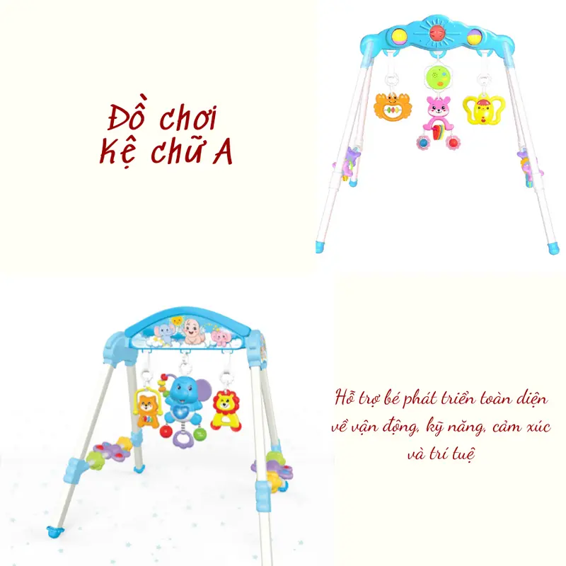 Kệ Chữ A Mặt Trời Của Bé Phiên Bản Có Nhạc Ru Cao Cấp, Đồ Cho Bé Sơ Sinh Chính Hãng AN Toàn 6