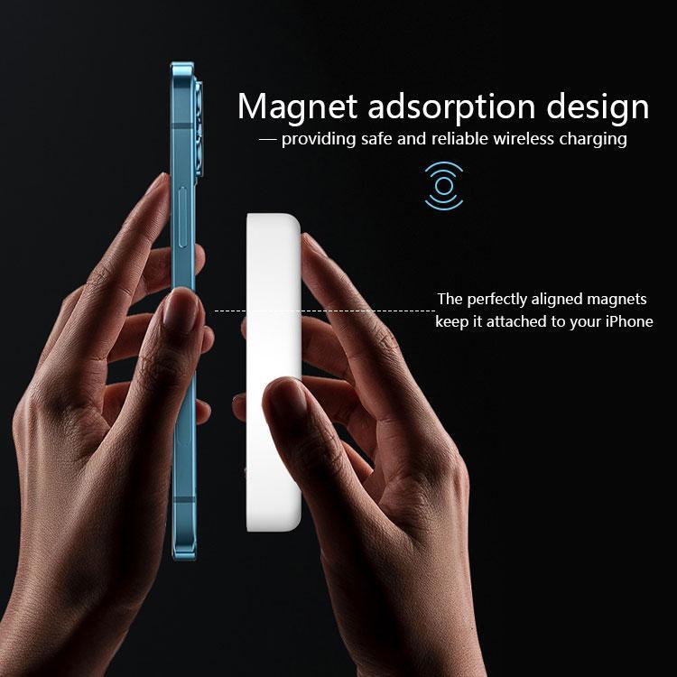 Product Introduction of Pin dự phòng từ tính, Iacha, Tương thích với sạc không dây 10W, Dung lượng 5000mAh / 10000mAh, Pin ngoài, Sạc di động, Thích hợp cho điện thoại và sạc nhanh, Có thể được sử dụng làm sạc dự phòng sạc  dự wukong 10