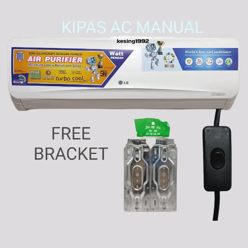 KIPAS ANGIN MODEL AC MANUAL TANPA REMOT 2