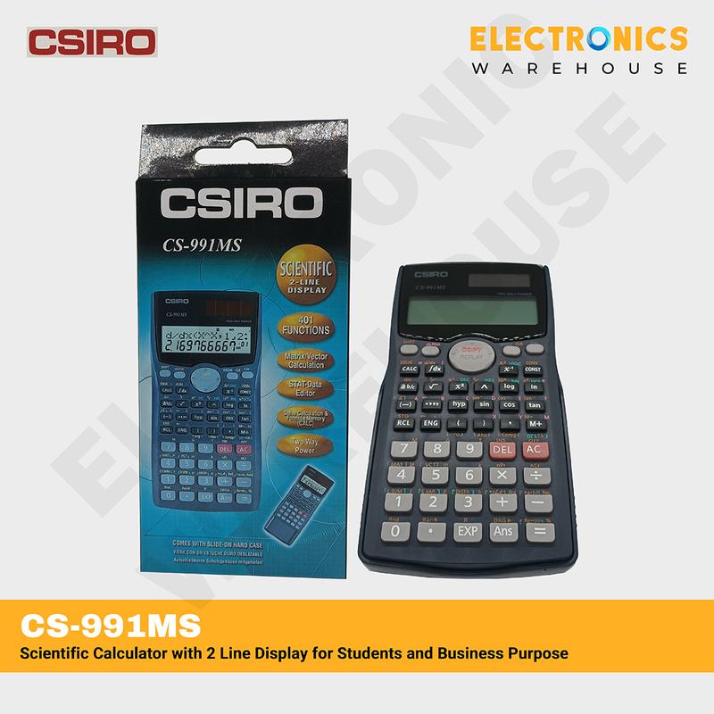 Product Introduction of CSIRO CS-991MS, Scientific Calculator with 2 Line Display for Students and Business Purpose 17